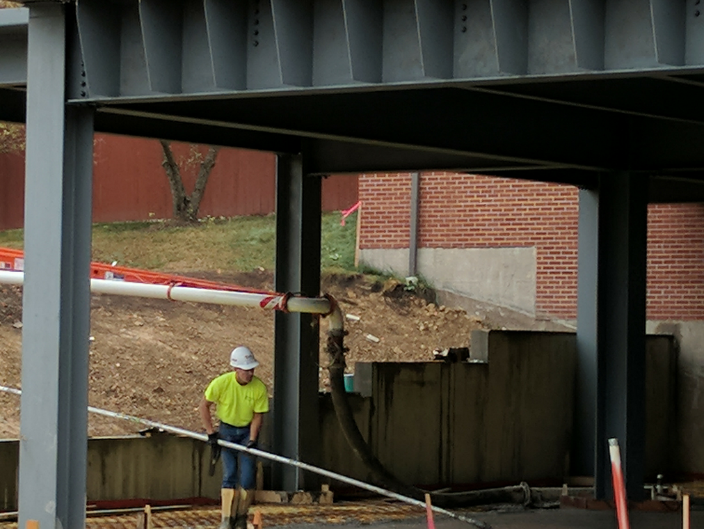 concrete pouring